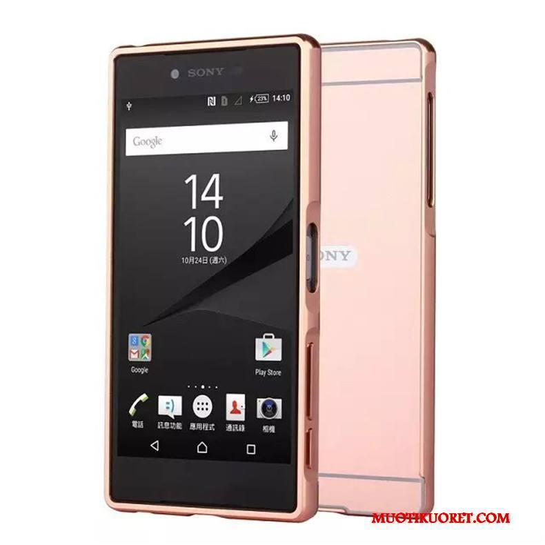 Sony Xperia Xz Premium Kuori Suojaus Kulta Takakansi Puhelimen Kuoret Murtumaton Kotelo Metalli