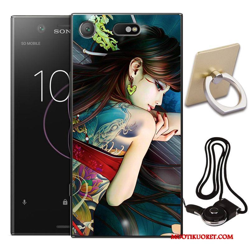 Sony Xperia Xz1 Kuori Kotelo All Inclusive Keltainen Puhelimen Kuoret Murtumaton Suojaus Persoonallisuus