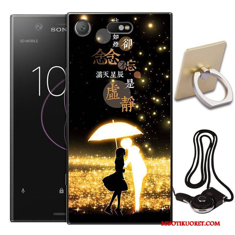 Sony Xperia Xz1 Kuori Kotelo All Inclusive Keltainen Puhelimen Kuoret Murtumaton Suojaus Persoonallisuus