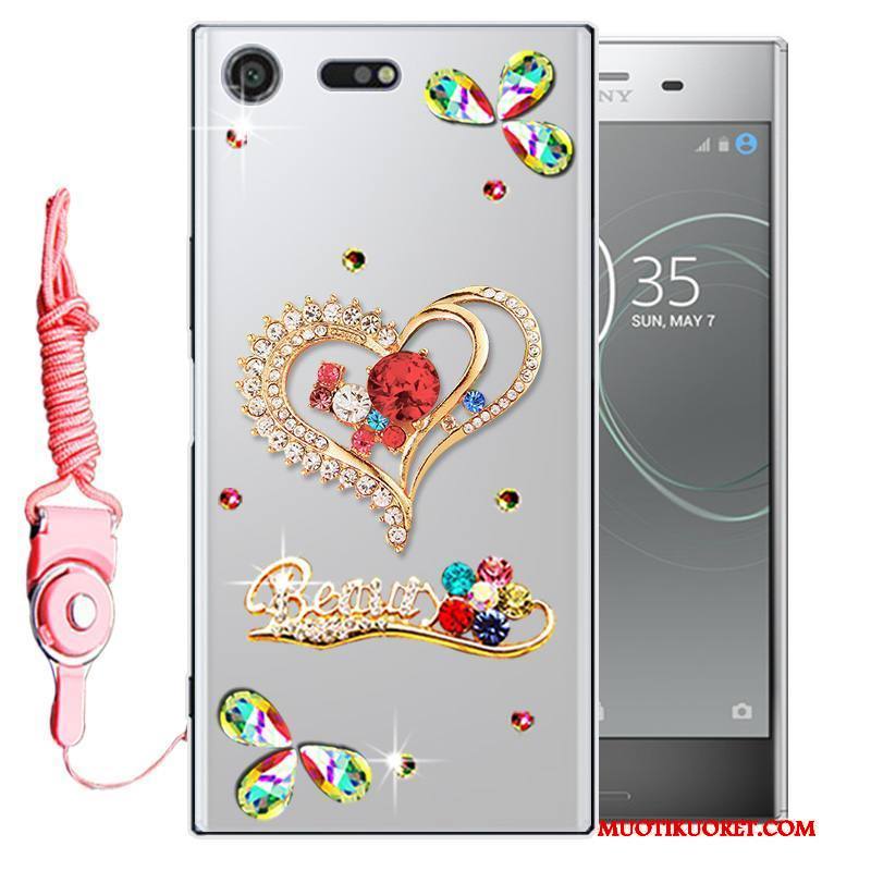 Sony Xperia Xz1 Kuori Strassi Murtumaton Kotelo Puhelimen Puhelimen Kuoret Silikoni Suojaus