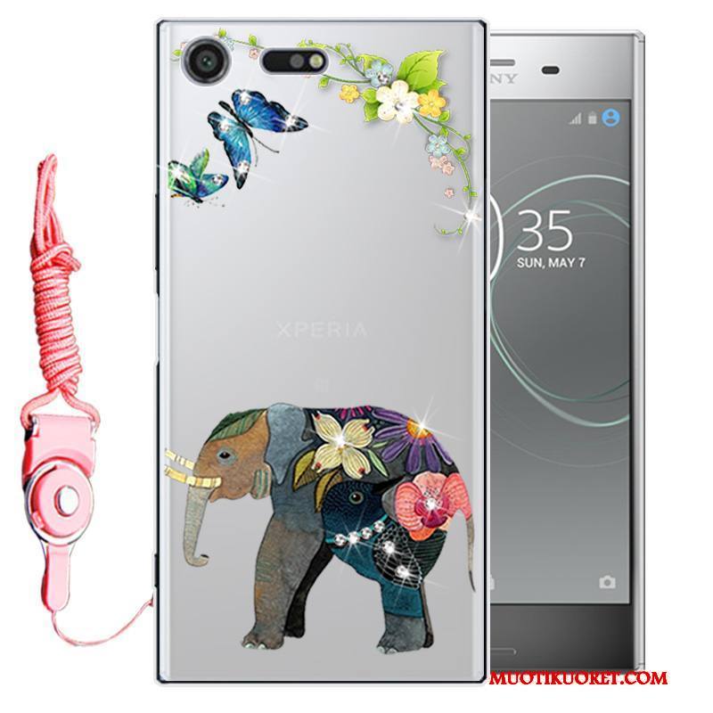 Sony Xperia Xz1 Kuori Strassi Murtumaton Kotelo Puhelimen Puhelimen Kuoret Silikoni Suojaus