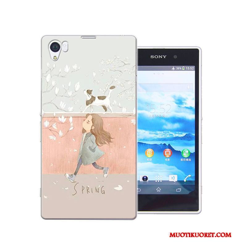 Sony Xperia Z1 Puhelimen Kuoret Maalaus Kotelo Suojaus Murtumaton Kova Kuori