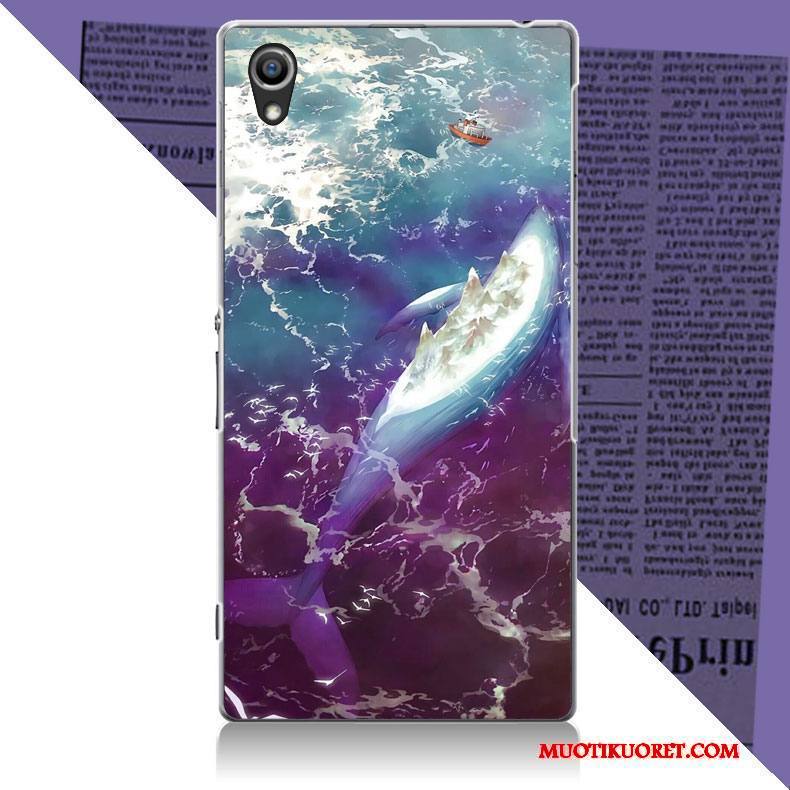 Sony Xperia Z2 Suojaus Puhelimen Kuoret Yksinkertainen Murtumaton Kova Kuori Violetti