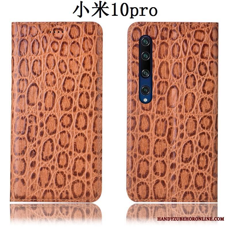 Xiaomi Mi 10 Pro Kuori Nahkakotelo Kuoret Puhelimen Kuoret Musta Pieni Nuoret All Inclusive