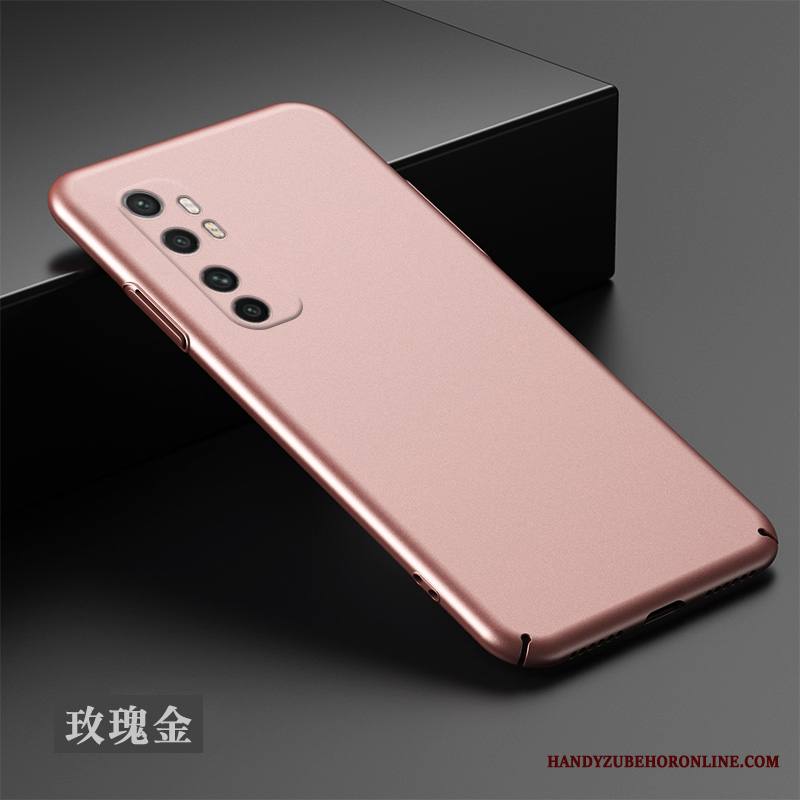 Xiaomi Mi Note 10 Lite Kova Kuori All Inclusive Pesty Suede Musta Puhelimen Kuoret Kulta