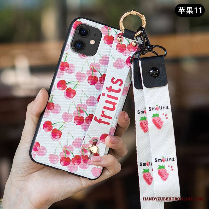 iPhone 11 Kotelo Kustannukset All Inclusive Sininen Kuori Luova Pesty Suede