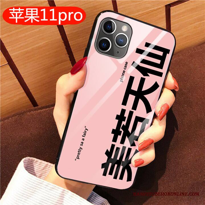 iPhone 11 Pro Kuori All Inclusive Silikoni Lasi Suojaus Persoonallisuus Murtumaton Jauhe