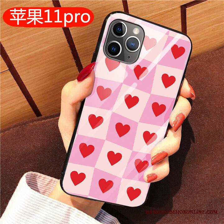 iPhone 11 Pro Kuori All Inclusive Silikoni Lasi Suojaus Persoonallisuus Murtumaton Jauhe