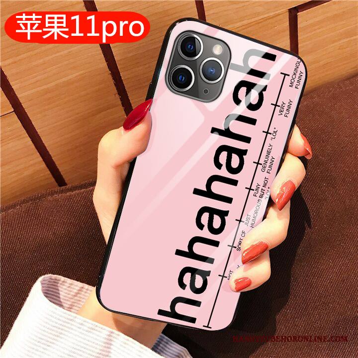 iPhone 11 Pro Kuori All Inclusive Silikoni Lasi Suojaus Persoonallisuus Murtumaton Jauhe