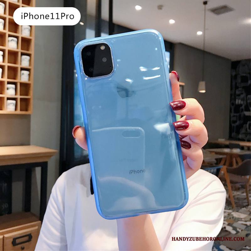 iPhone 11 Pro Kuori Murtumaton Pehmeä Neste All Inclusive Puhelimen Kuoret Kotelo Silikoni Valkoinen