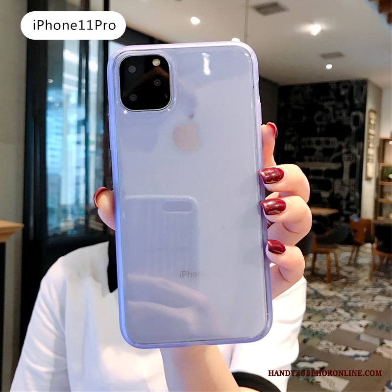 iPhone 11 Pro Kuori Murtumaton Pehmeä Neste All Inclusive Puhelimen Kuoret Kotelo Silikoni Valkoinen