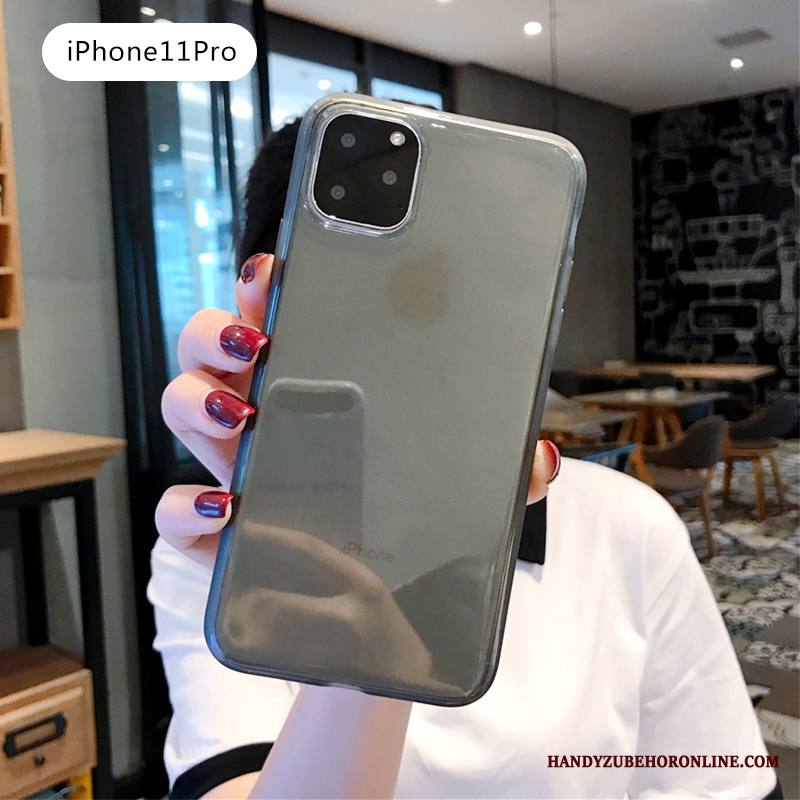 iPhone 11 Pro Kuori Murtumaton Pehmeä Neste All Inclusive Puhelimen Kuoret Kotelo Silikoni Valkoinen