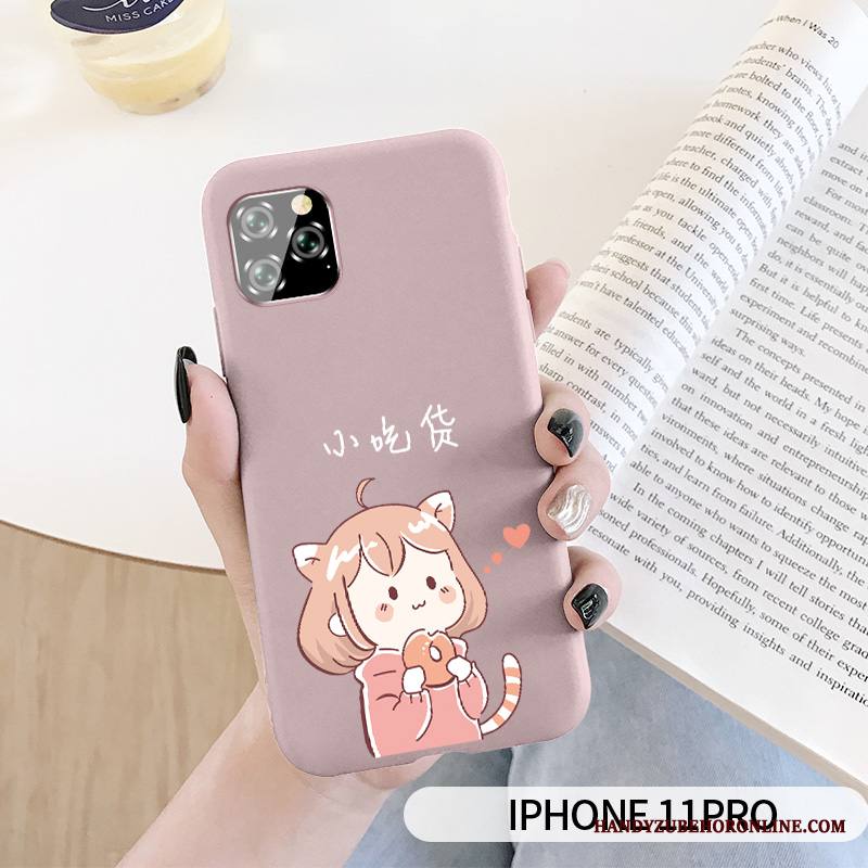 iPhone 11 Pro Kuori Silikoni Puhelimen Kuoret Persoonallisuus Luova Pesty Suede Ultra Suojaus