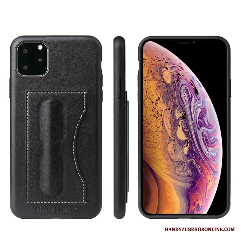 iPhone 11 Pro Kuori Yksinkertainen Suojaus Murtumaton All Inclusive Puhelimen Kortti Musta