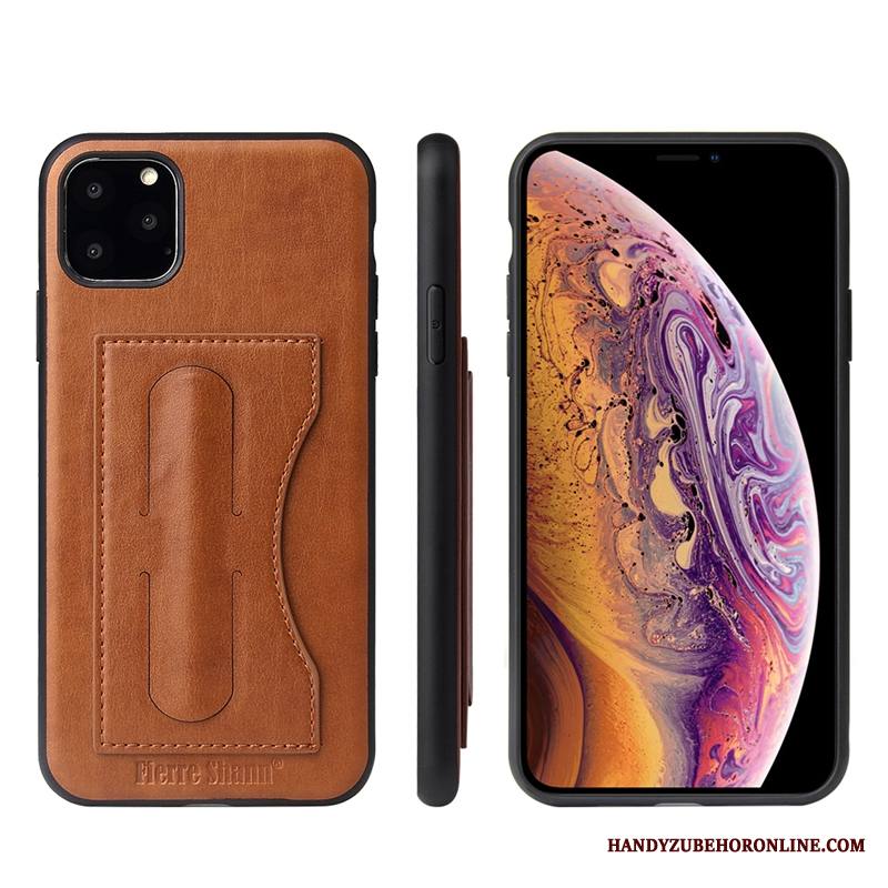 iPhone 11 Pro Kuori Yksinkertainen Suojaus Murtumaton All Inclusive Puhelimen Kortti Musta