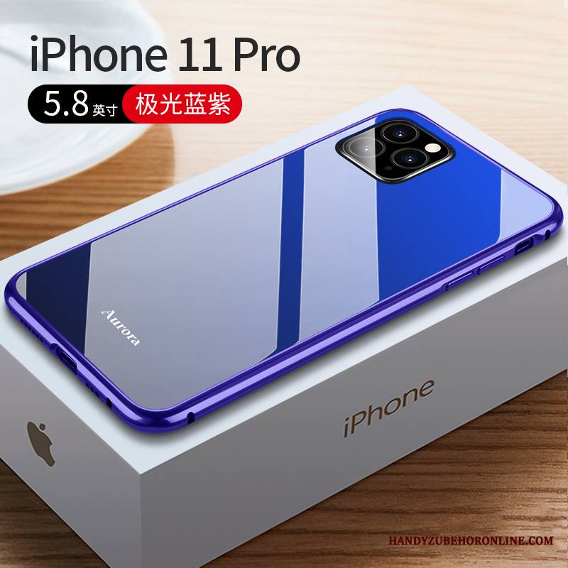 iPhone 11 Pro Max Kuori Murtumaton Lasi Ylellisyys Kehys Puhelimen Kuoret Uusi Net Red