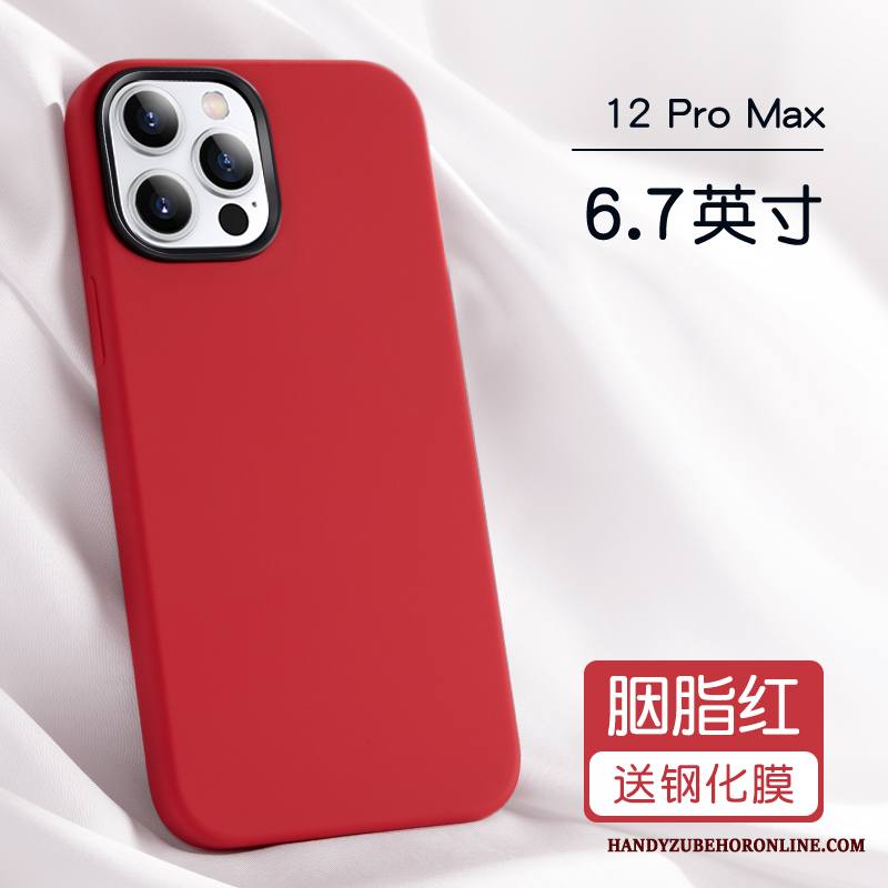 iPhone 12 Pro Max Kuori Uusi Silikoni Murtumaton Suojaus Net Red All Inclusive Kotelo