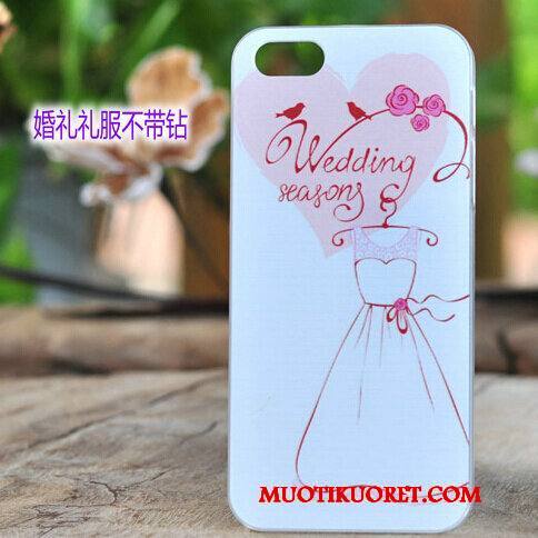 iPhone 4/4s Kotelo Puhelimen Kuoret Rhinestone Inlay Suojaus Sininen Kuori