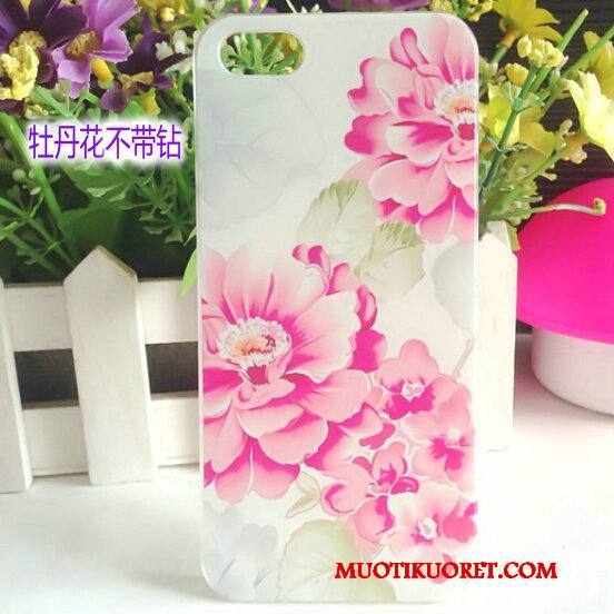 iPhone 4/4s Kotelo Puhelimen Kuoret Rhinestone Inlay Suojaus Sininen Kuori