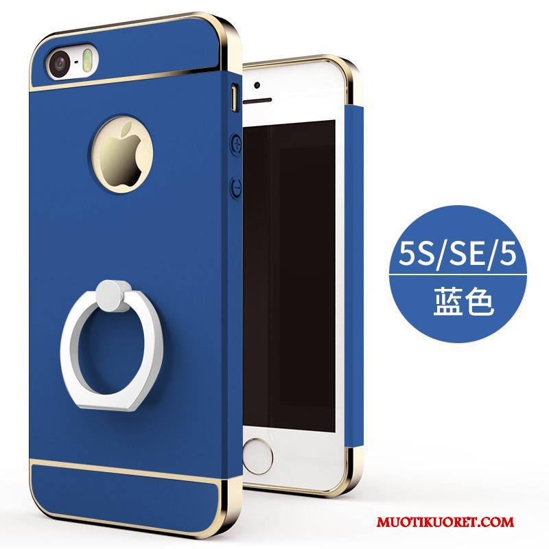 iPhone 5/5s Kuori Puhelimen Kuoret Murtumaton Tyylikäs Trendi Metalli Kulta Pinkki