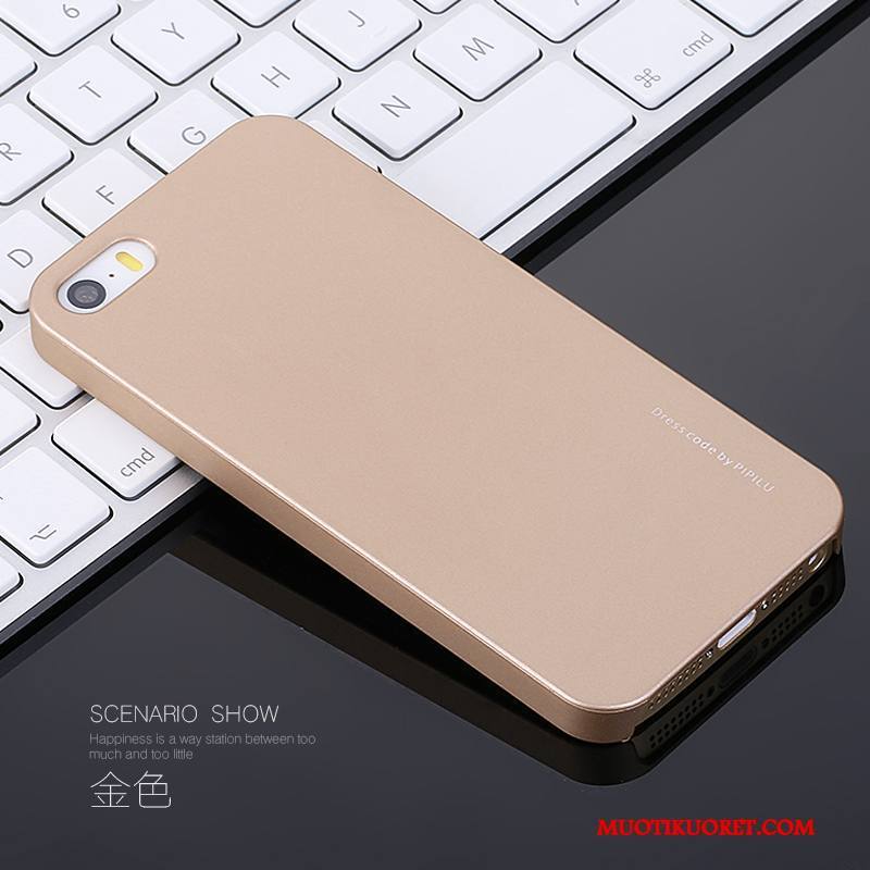 iPhone 5/5s Kuori Suojaus Kotelo Pesty Suede Ohut Murtumaton Puhelimen Kuoret Ultra