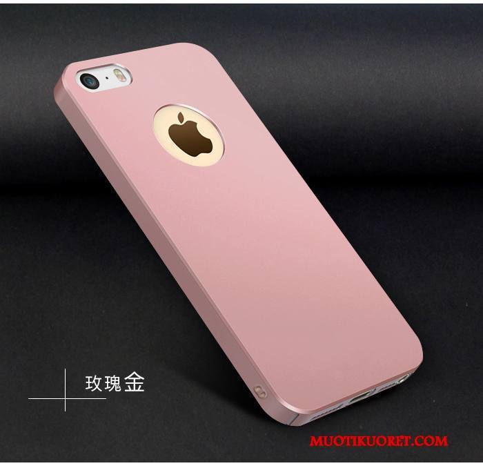 iPhone 5/5s Murtumaton Pesty Suede Suojaus Kova Kulta Puhelimen Kuoret Kuori