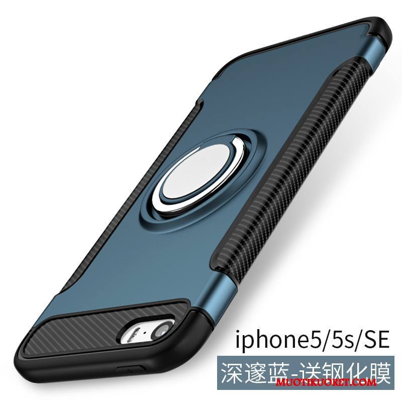 iPhone 5/5s Murtumaton Puhelimen Kuoret Musta Kotelo Luova All Inclusive Kuori