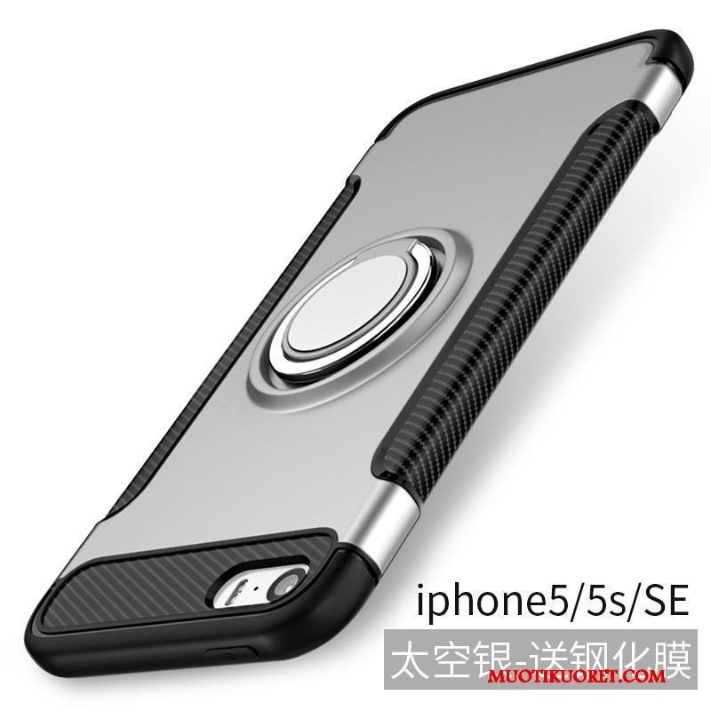 iPhone 5/5s Murtumaton Puhelimen Kuoret Musta Kotelo Luova All Inclusive Kuori