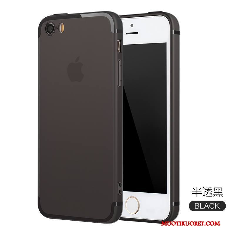 iPhone 5/5s Murtumaton Yksinkertainen Pehmeä Neste Silikoni Trendi Kuori Puhelimen Kuoret