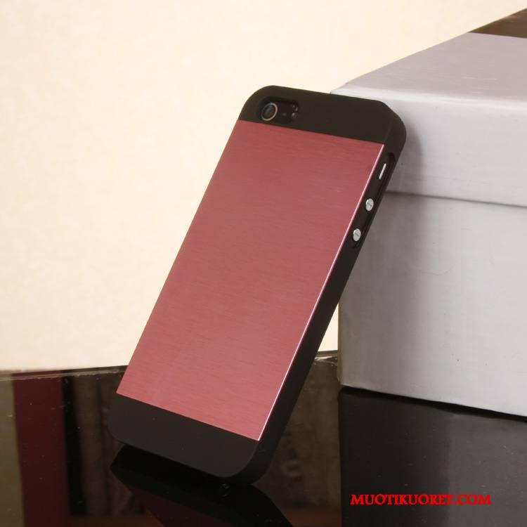 iPhone 5/5s Uusi Pesty Suede All Inclusive Kuori Puhelimen Kuoret Kova Harmaa