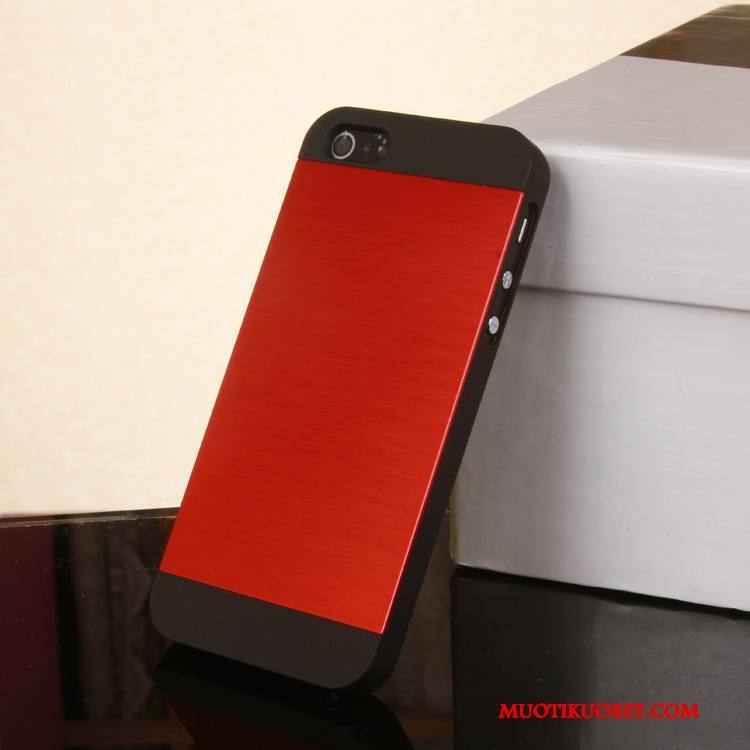 iPhone 5/5s Uusi Pesty Suede All Inclusive Kuori Puhelimen Kuoret Kova Harmaa