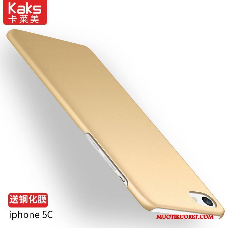 iPhone 5c Kuori Suojaus Kotelo Puhelimen Kuoret Punainen Kova Trendi Pesty Suede