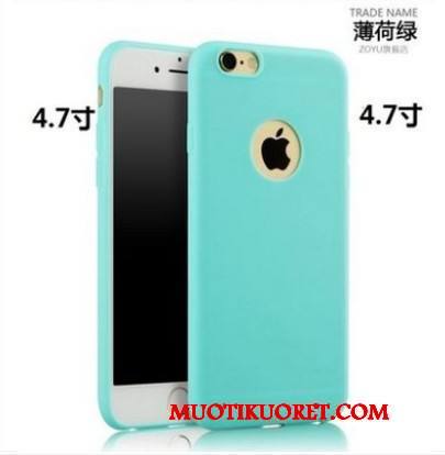 iPhone 6/6s Kuori Silikoni Ohut Pesty Suede Ultra Puhelimen Kuoret Suojaus Kotelo