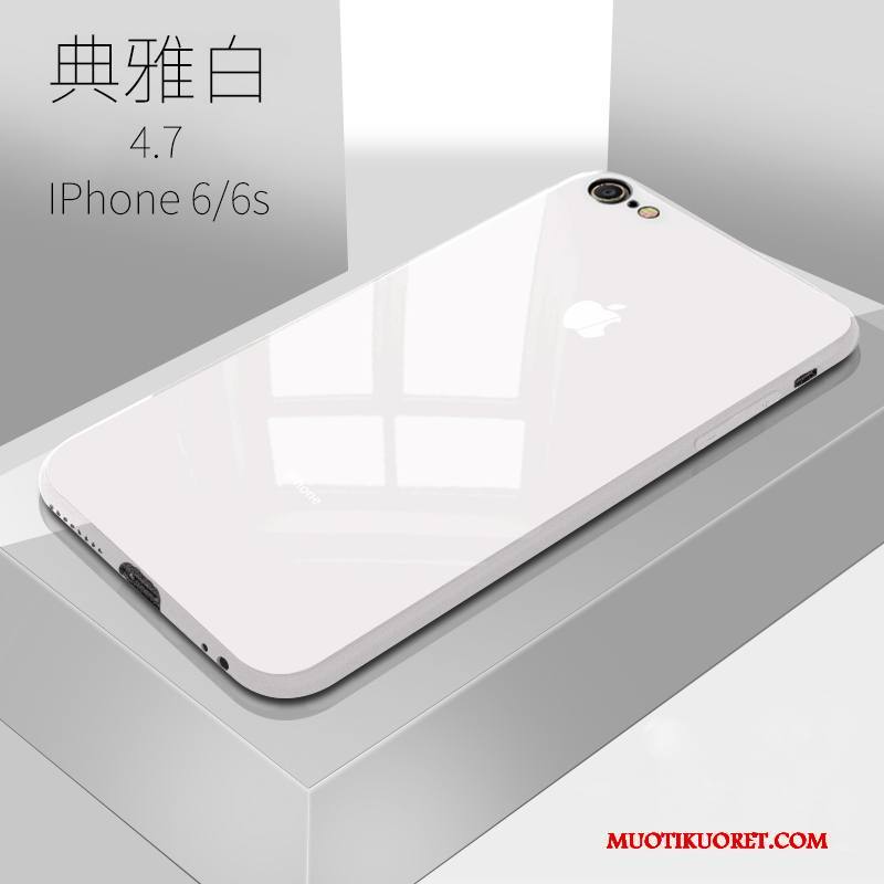 iPhone 6/6s Kuori Uusi Punainen Lasi All Inclusive Ultra Kotelo Trendi