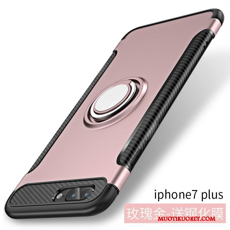 iPhone 7 Plus Kuori All Inclusive Kulta Persoonallisuus Kotelo Rengas Trendi Puhelimen Kuoret