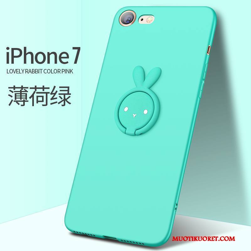 iPhone 7 Plus Kuori Puhelimen Kuoret Persoonallisuus Silikoni Kotelo Vihreä Luova Murtumaton