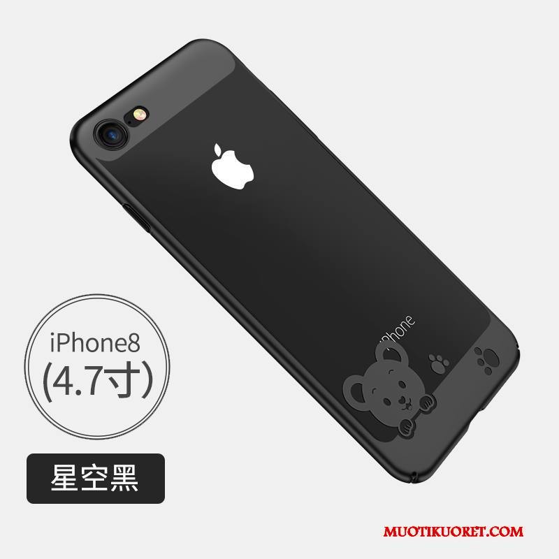 iPhone 8 Kuori Silikoni Kulta Ultra Puhelimen Kuoret All Inclusive Pehmeä Neste Persoonallisuus