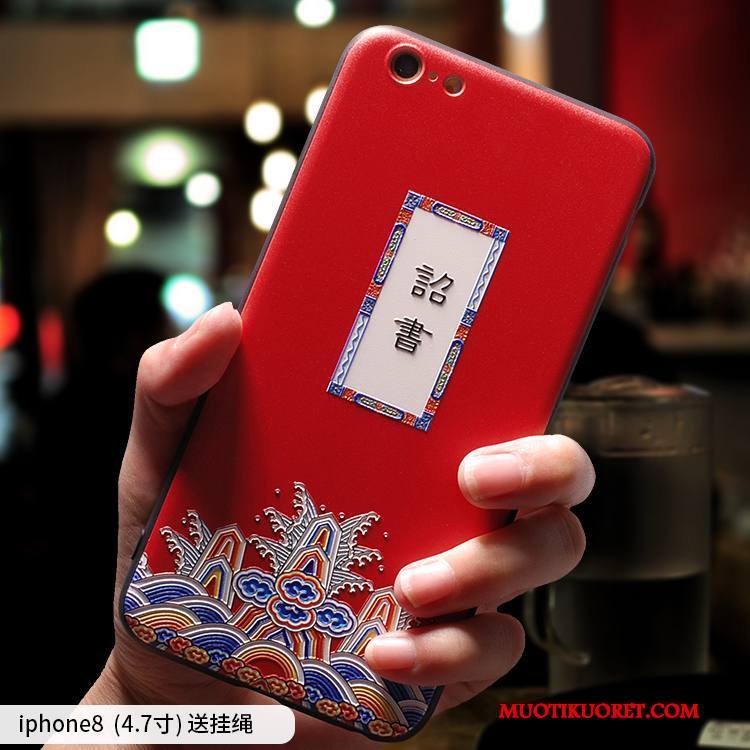 iPhone 8 Kuori Silikoni Tide-brändi Hauska All Inclusive Luova Persoonallisuus Puhelimen Kuoret