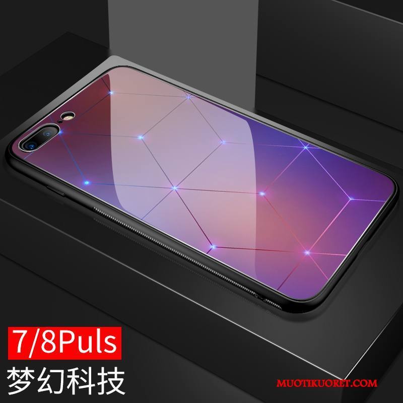 iPhone 8 Plus Kuori Luova Puhelimen Kuoret Trendi Uusi Violetti Murtumaton Persoonallisuus