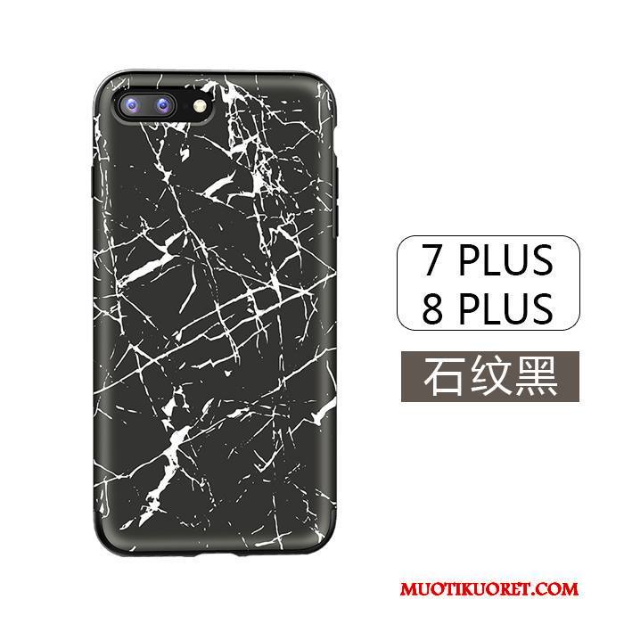 iPhone 8 Plus Kuori Silikoni Puulajit Musta Puhelimen Kuoret Murtumaton Uusi All Inclusive