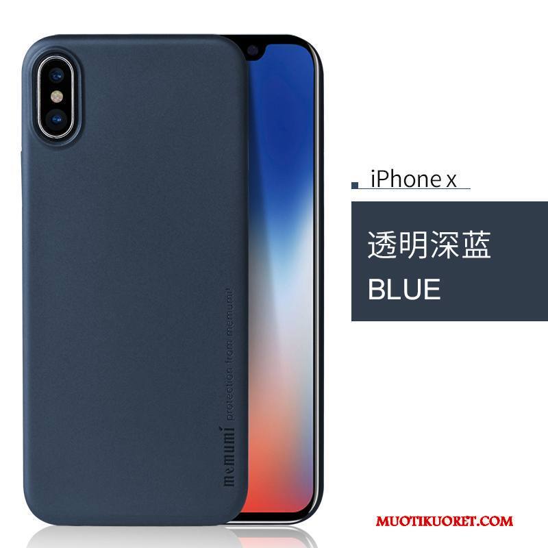 iPhone X Kova Ultra Musta Ohut Puhelimen Kuoret Kuori All Inclusive