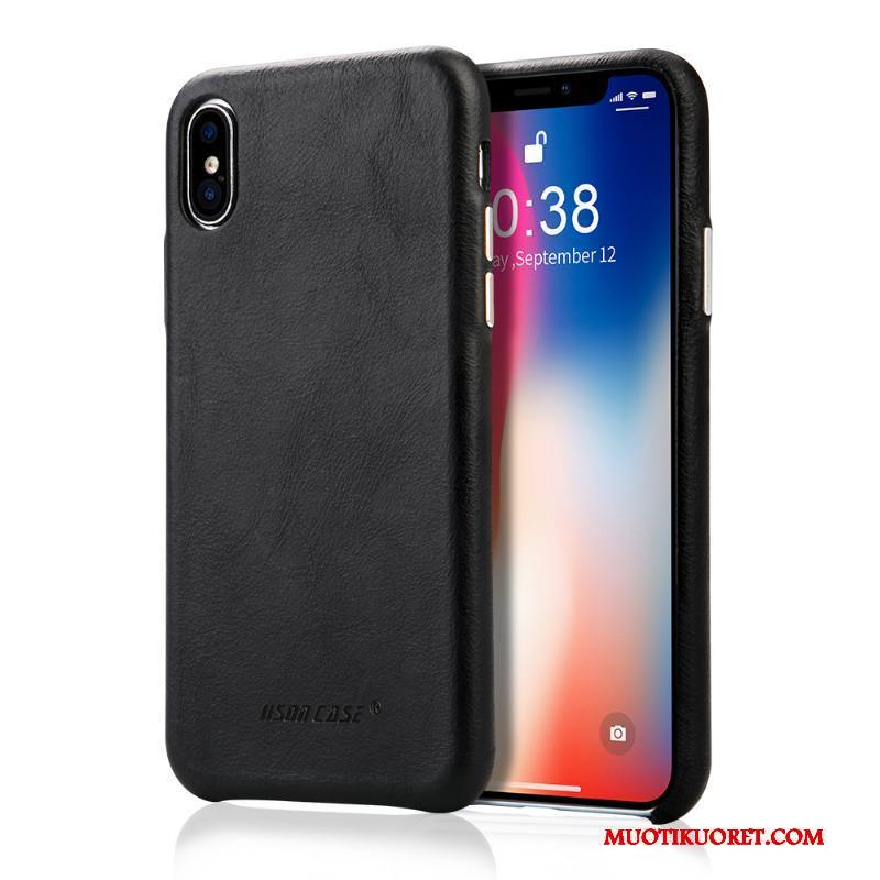 iPhone X Kuori All Inclusive Nahkakotelo Trendi Suojaus Uusi Puhelimen Kuoret Ultra