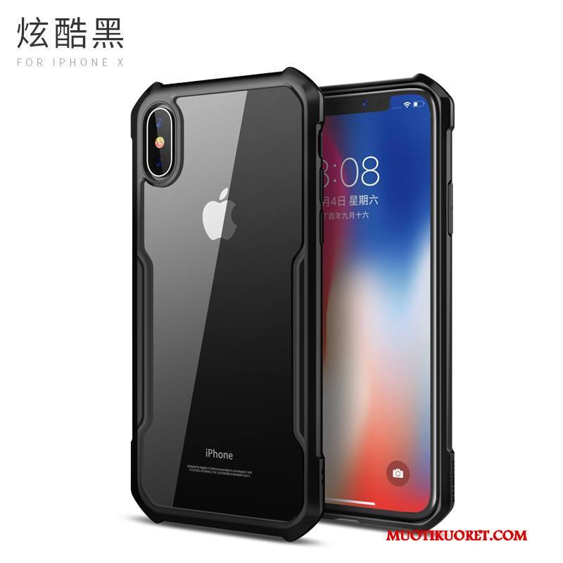 iPhone X Kuori All Inclusive Uusi Suojaus Puhelimen Kuoret Kotelo Pehmeä Neste Murtumaton