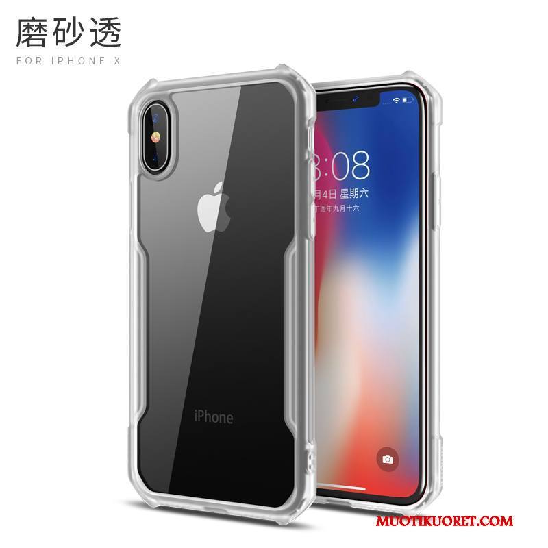 iPhone X Kuori All Inclusive Uusi Suojaus Puhelimen Kuoret Kotelo Pehmeä Neste Murtumaton