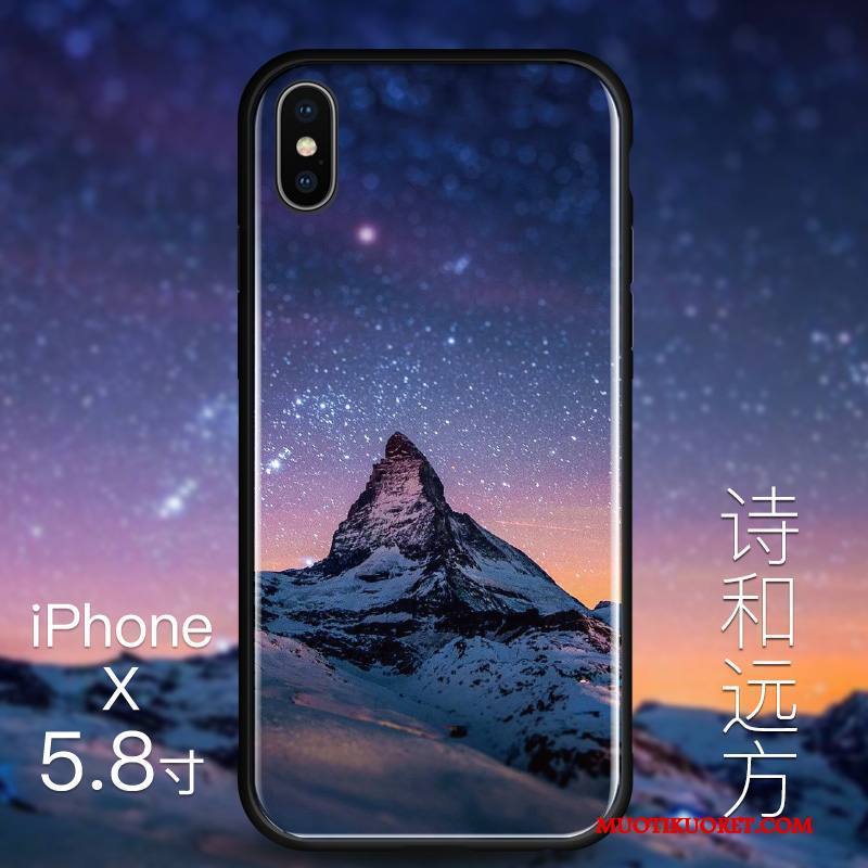 iPhone X Kuori Ohut Silikoni Suojaus Uusi Murtumaton Puhelimen Kuoret Trendi