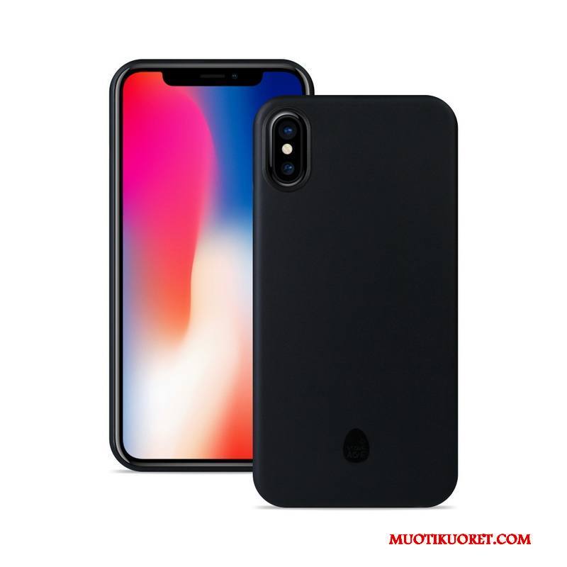 iPhone X Ultra Oranssi Ohut Suojaus Puhelimen Kuoret Pesty Suede Kuori