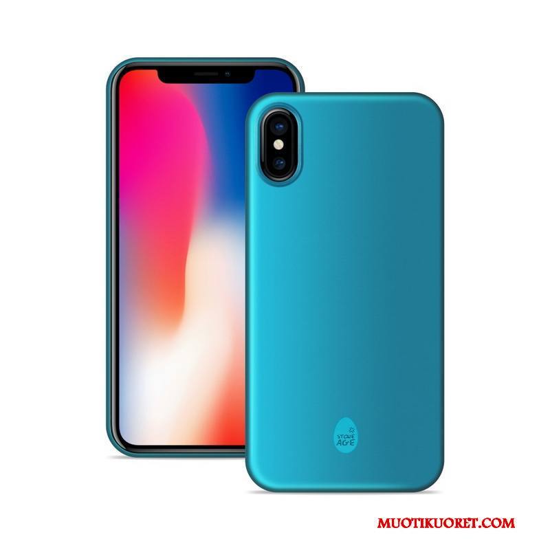 iPhone X Ultra Oranssi Ohut Suojaus Puhelimen Kuoret Pesty Suede Kuori