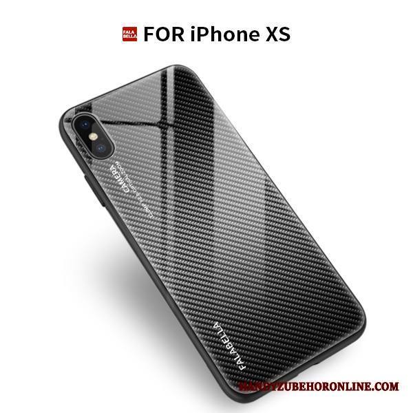 iPhone Xs Kuori Kotelo Musta Puhelimen Kuoret Murtumaton All Inclusive Suojaus Lasi