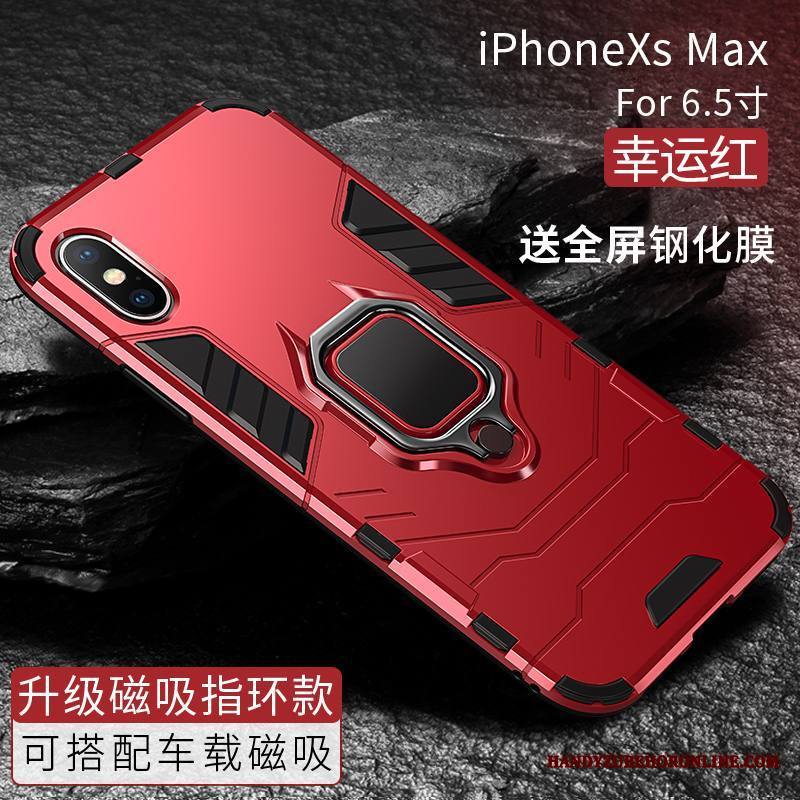 iPhone Xs Max All Inclusive Suojaus Uusi Kuori Net Red Kotelo Magneettinen