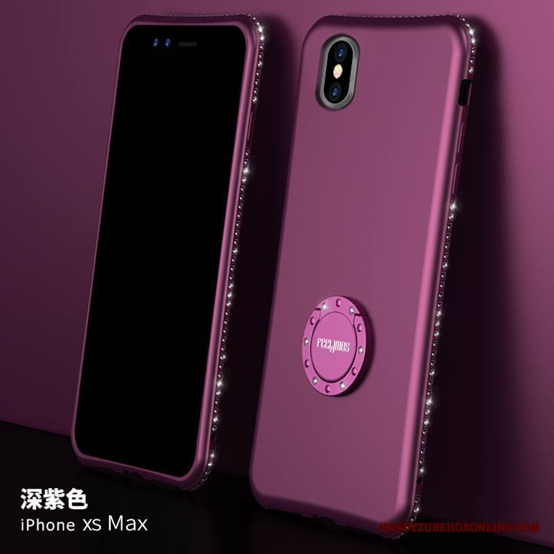 iPhone Xs Max Kuori Silikoni Uusi Tuki Kotelo Strassi Ultra